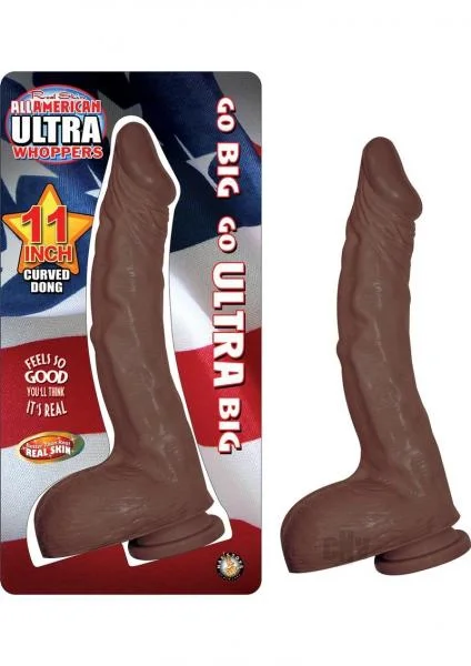 All American Ultra Whoppers 11 inches Curved Dong Brown — image 5 of 6
