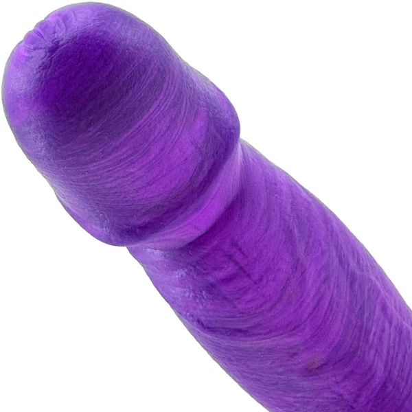 The Siren 9.5" Silicone Fantasy Dildo With Grinder By Uberrime - Purple Abyss