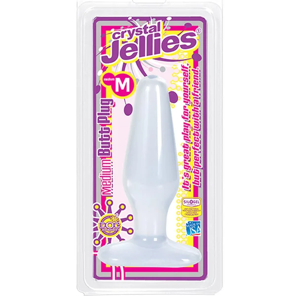 Crystal Jellies Medium Butt Plug Clear — image 5 of 5