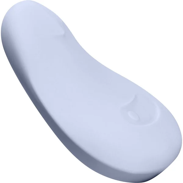 POM Silicone Rechargeable Flexible Waterproof Vibrator by Dame - Ice — image 24 of 25