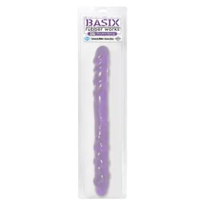 Basix Rubber Works 16 Inch Double Dong Purple