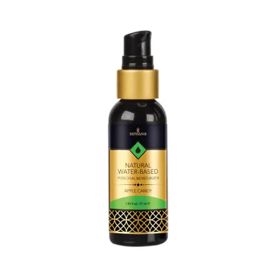 Sensuva Natural Water based Personal Moisturizer Apple Candy 2 Fl Oz Bottle