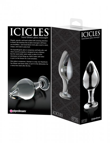 3" Precious Glass Butt Plug