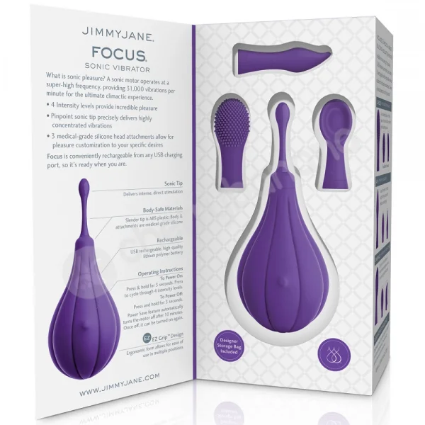 Jimmyjane Focus Sonic Clitoral Vibrator