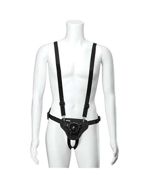 Vac-u-lock Suspender Harness With Plug Black