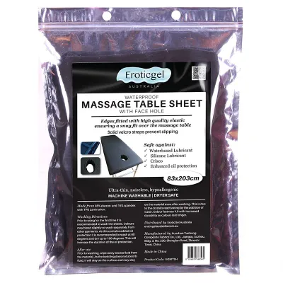 Waterproof Massage Table Sheet Face Hole