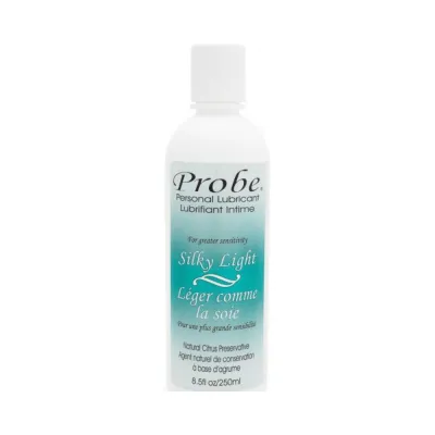 Lubricants Probe Silky Light Water Based Lubricant 8 5 Oz