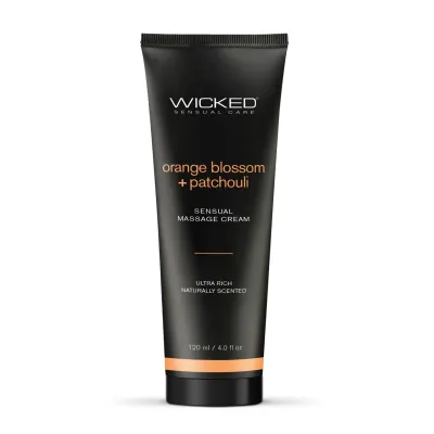 Wicked Sensual Massage Cream Orange Blossom and Patchouli