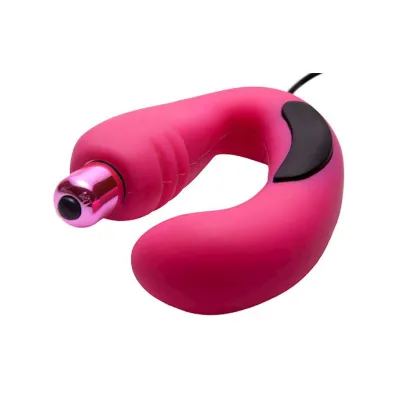 Nocturna Vibrating Silicone Electro G seeker Rose
