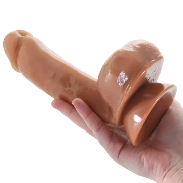 Dr. Skin 8.5 Inch Self Lubricating Ballsy Dildo