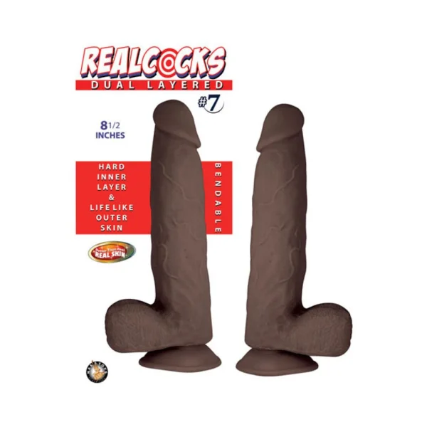 Realcocks Dual Layered #7 8.5in Dark Brown — image 5 of 5