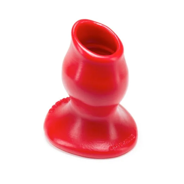 Oxballs Pighole-2, Hollow Plug, Medium, Red — image 5 of 7