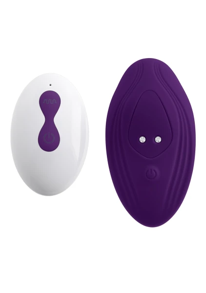 Playboy Our Little Secret Rechargeable Silicone Panty Vibe With Remote - Purple