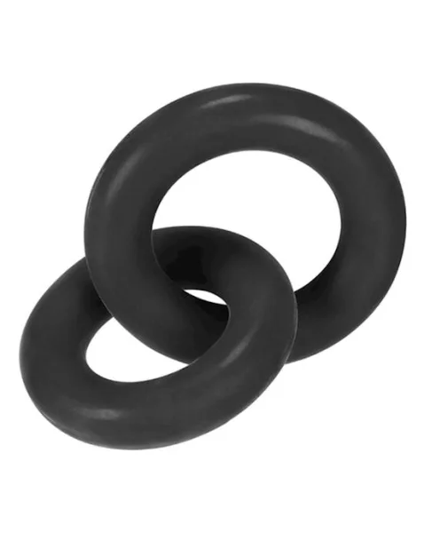Duo Linked Cock Ball Rings By Hunkyjunk