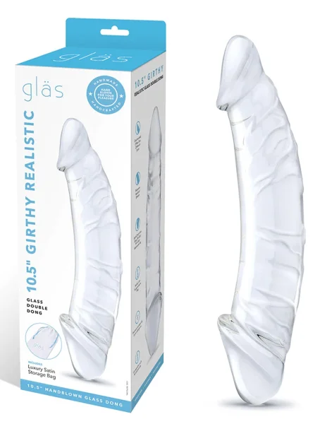 Glas 10.5" Girthy Realistic Double Dong — image 7 of 7
