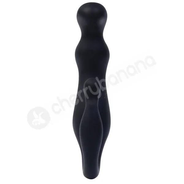Adam & Eve Black Silicone P-spot Massager