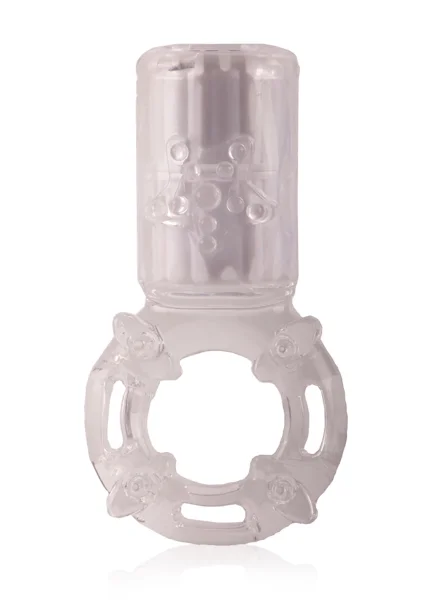 Big Omg Vibrating Ring - Clear - Each