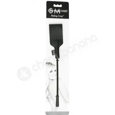 Sex Mischief Black Vegan Riding Crop