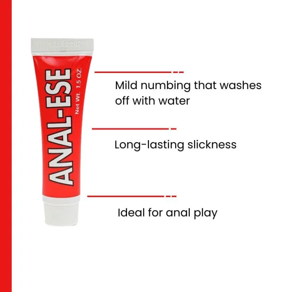 Anal-Ese Cherry - Numbing Anal Lubricant | 1.5oz (45ml)
