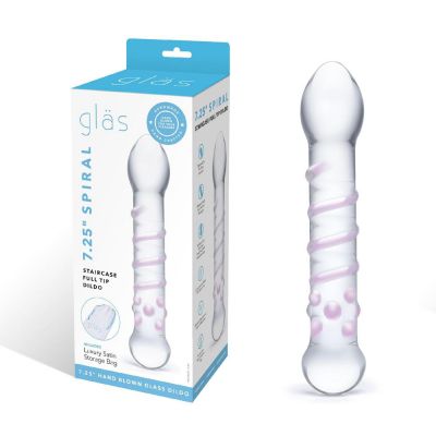 Glas Spiral Staircase Full Tip G Spot Glass Dildo
