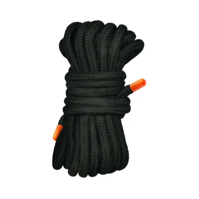 The 9 s Orange Is The New Black Tie Me Ups Cotton nylon Blend Bondage Rope Black With Orange Aigl