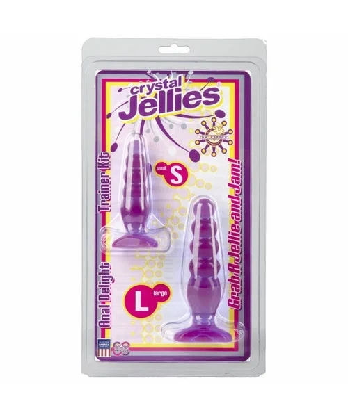 Crystal Jellies Anal Delight Trainer Kit - Purple