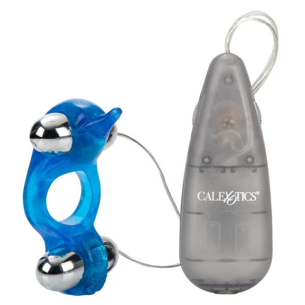 Diving Dolphin Vibrating Love Ring Blue — image 9 of 11