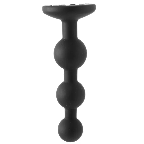 OUCH! Silicone Beaded Diamond Butt Plug