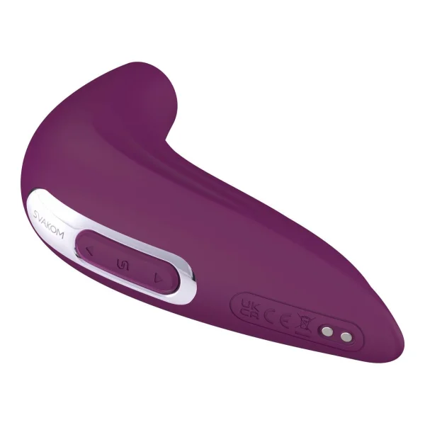 Svakom Pulse Union Rechargeable App Enabled Pressure Wave Clitoral Stimulator - Violet