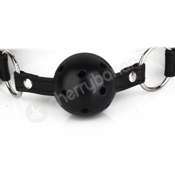 Cherry Banana Dare Black Breathable Ball Gag
