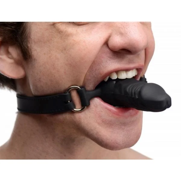 Suppressor Silicone Mini Face Banger Gag Black