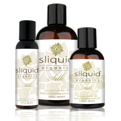 Sliquid Organics Silk Hybrid with 12 Silicone 125ml