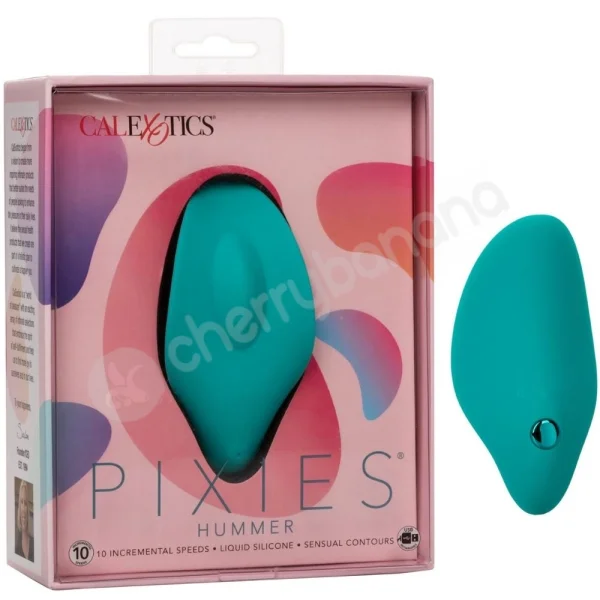 Calexotics Pixies Hummer Teal Contoured Clit Stimulating Vibrator