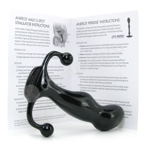 Aneros Progasm Black Ice Male Prostate Massager