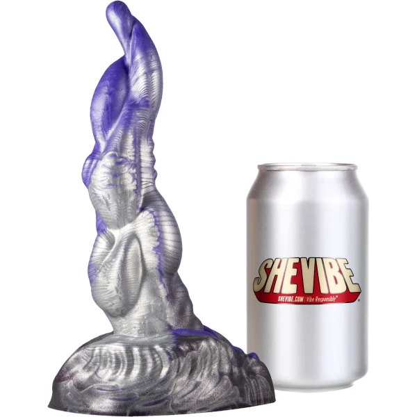The Diabolus Demon 9" Silicone Dildo By Uberrime - Large, Lucifer Purple