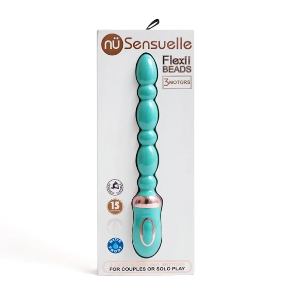 nu Sensuelle Flexii Beads Electric Blue