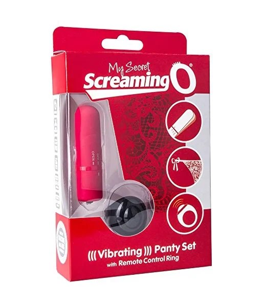 Vibrating Panty Set (Red)
