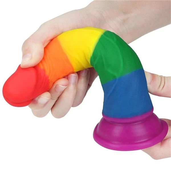 Lovetoy 7-Inch Prider Rainbow Dildo
