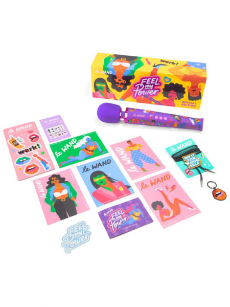 Feel My Power Jade Purple Brown Special Edition Massager - Le Wand