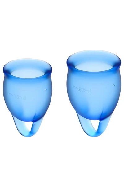 Satisfyer Feel Confident Silicone Menstrual Cups (2 Pce)