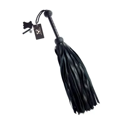 Bound X Calfskin Mop Flogger Black