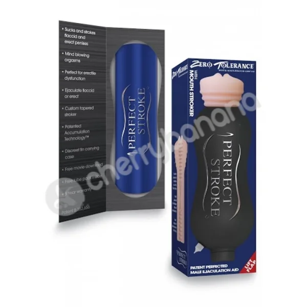 Perfect Stroke Masturbator With Mouth Stroker
