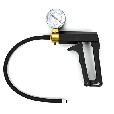 Deluxe Comfort Grip Detachable Metal Penis Pump Air Gauge by Lynk Pleasure