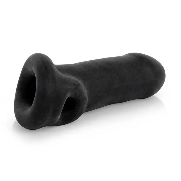 Penis Extension Sleeve Fat Boy Thin Black 6 Inch Cock Sheath — image 3 of 6