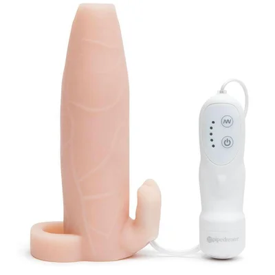 Realistic Duo Clit Climax Her Vibrating Penis Extension by Fantasy X Tensions