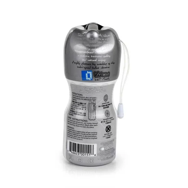 Vulcan Vibrating Oral Sex Male Masturbator Wet Mouth Stroker — image 5 of 5