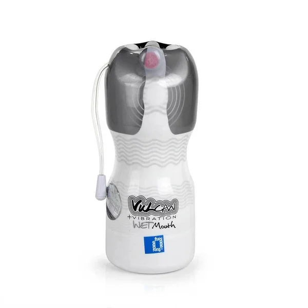 Vulcan Vibrating Oral Sex Male Masturbator Wet Mouth Stroker — image 4 of 5