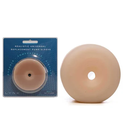 Universal Penis Pump Realistic Ass Butt Sleeve Replacement by Lynk Pleasure