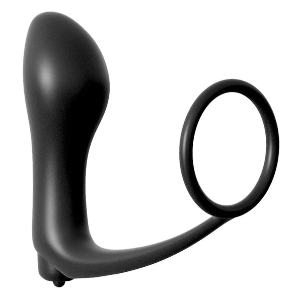 Anal Fantasy Collection Ass Gasm - Vibrating Cock Ring &amp; Butt Plug — image 12 of 14