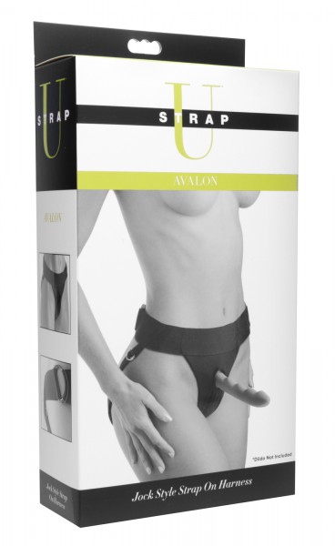 Avalon Jock Style Strap On Harness Purple
